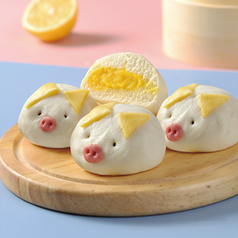 奶黃豬豬包
